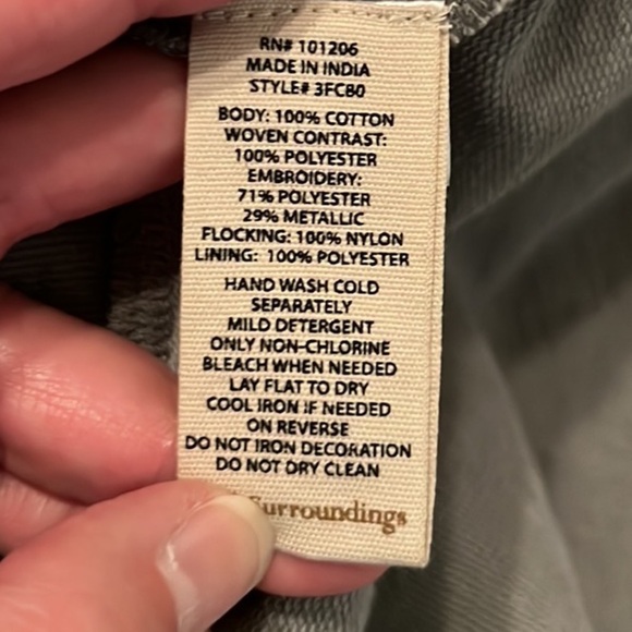 ๐๐๐Soft Surroundings Grandeur Jacket in Vintage Grey - Picture 15 of 17